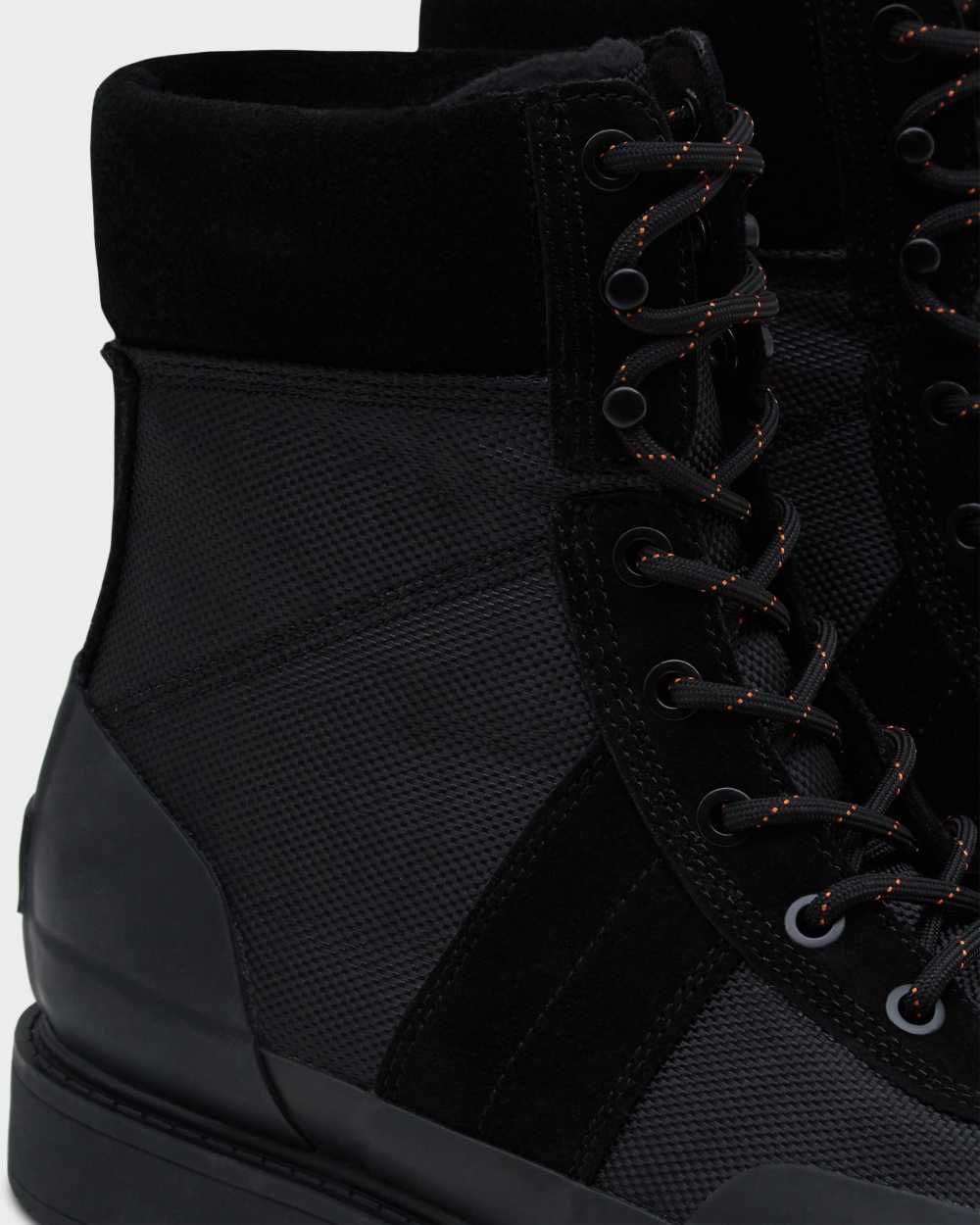 Hunter Original Insulated Commando Men's Winter Boots NZ-48883L Black